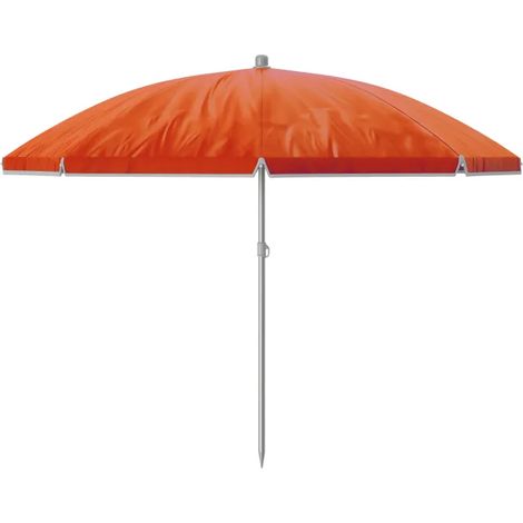Marbueno Sombrilla Oxford Aluminio Con Funda Color Naranja 200 cm
