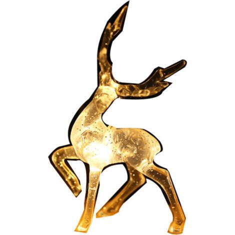 Luci decorative a forma di cervo, luci per feste, luce notturna solare a LED Sika, luci decorative per feste di Natale, lanterne a forma di alce