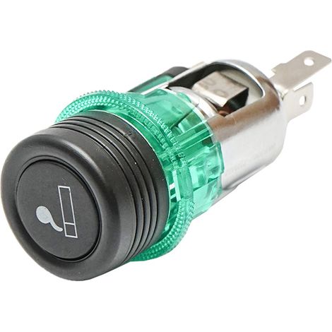 Presa accendisigari universale per auto fi28 12/24V 10A, con luce verde integrata Breckner Germany (1/5)