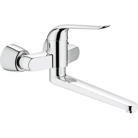 Grohe Euroeco Special Mitigeur monocommandé pour lavabo, montage (1/4)