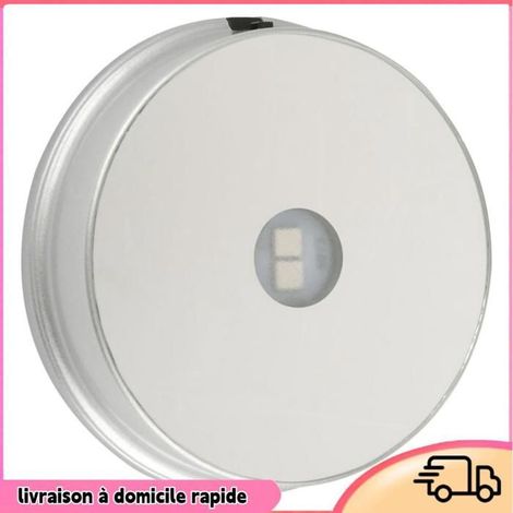 Support de base en cristal - DILWE - Miroir rond - 2/4/6 LED - Multicolore - Intérieur (1/4)