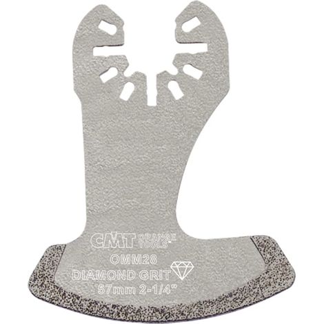 CMT Omm28-X1 Lama Segmentata 57 mm Extra-Long Life con Rivestimento Diamantato, Attacco Universale, Grigio