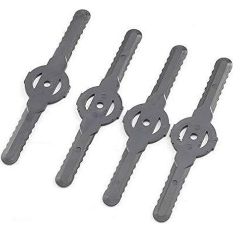 20 Pieces Lawn Mower Blades Plastic Lawn Mower Blade Cordless Mower Garden Tool Lawn Mower Mower (1/5)
