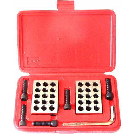 1-2-3 Parallel Pads, Imperial/Metric, 25-50-75mm, Parallel Pads with 23 Holes, Parallel Iron Gauges, Gauge Blocks (1/3)