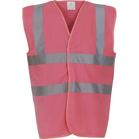 Gilet YOKO alta visibilità Rosa S