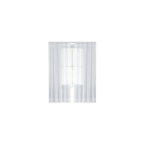 Rideaux Voilages Unis Semi-Transparents - EINNENFFER - Ensemble de 2 Panneaux 80 cm x 200 cm pour Salon et Chambre, Tulle Décoratif Idéal pour Noël et Autres Occasions Festives