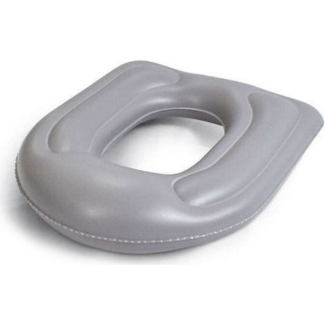 Coussin de siège de toilette gonflable, coussin surélevé en forme de beignet, siège de toilette réglable en hauteur, soulagement de la douleur du coccyx 41X37cm (1/5)