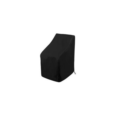 LAN Housse de protection pour chaise d'extérieur - Housse de protection pour meubles de patio 210D - Imperméable et résistante aux UV - 89 x 89 x 120 cm (1/5)