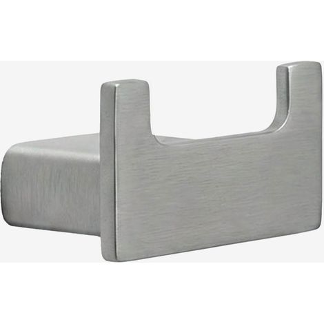 Patère de salle de bain en acier inoxydable Olvam SKLUM Gris brossé (1/5)