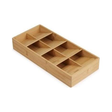DrawerStore, Joseph Joseph, modello Bamboo Large, organizer per posate, uso principale in cucina, funzioni impilabili, icone di organizzazione, colore bambù