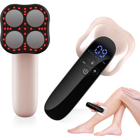 Masseur Anti Cellulite Electrique,Masseurs électriques Portables,Sans Fil Masseur Anti Cellulite,Appareil CelluliteS pour Abdomen,Dos,Taille,Bras,Fesses,Jambes,Hanches (Rose) (1/5)