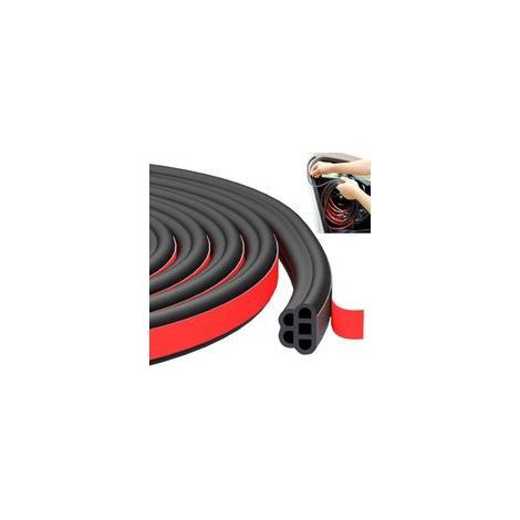 10M Joint de Porte Caoutchouc de Voiture,Double Couche Universelle Joint Porte Auto Entree,Resistente Joint de Porte D'entrée Caoutchouc,Joint Etancheite Voiture Autocollant pour Isolation Phonique (1/5)