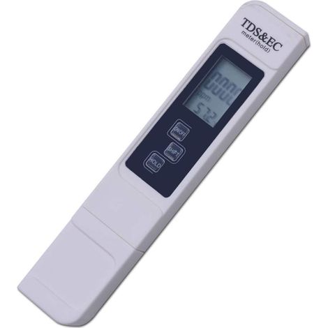 TDS-Messgerät, TDS-EC-PPM-pH-Tester, Wasserqualitätskontroller für Getränke, Schwimmbäder, Aquarien, Spas und Labore