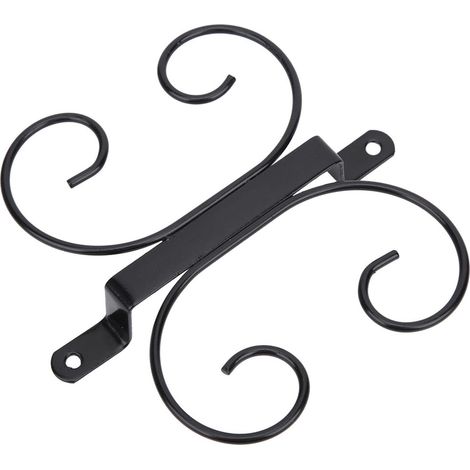 Support de Verre à Vin, Support de Verre à Vin Mural Support à l'envers Cintre Étagère Suspendue Décor de Bar de Cuisine à Domicile (Black) (1/5)