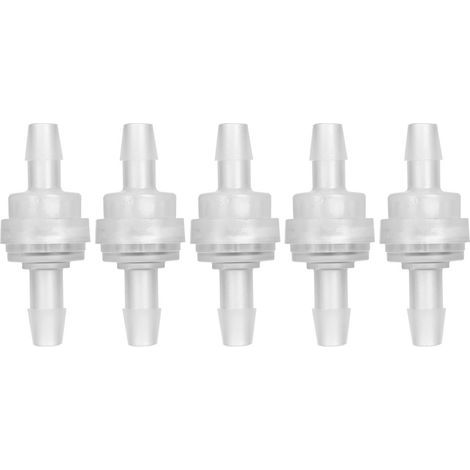 5 pièces clapet anti-retour plastique pour traitement d'eau, vanne unidirectionnelle 6mm (1/5)