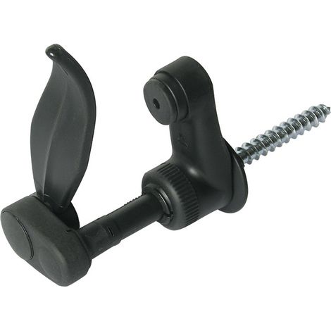 Torbel – Arrêt marseillais composite 130mm – Butée amortisseur pour vantail 12 à 46mm – Compatible bois, PVC, aluminium – Finition blanche