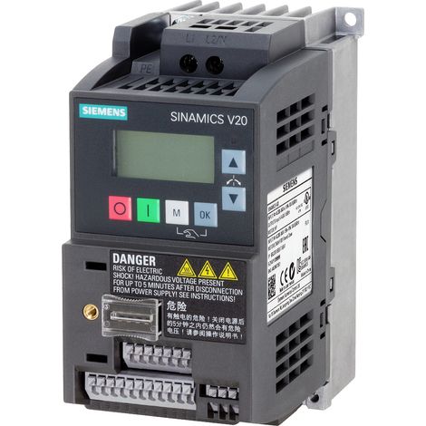 Siemens Basisumrichter 6SL3210-5BB15-5UV1 0.55 kW 200 V, 240 V