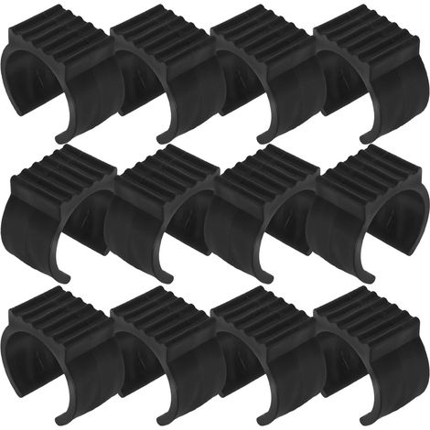 Embouts de Pieds en Plastique de U pour Supports de Hamac Diamètre 38-42 Mm, 20 Pièces, Protections Antidérapantes pour Meubles, Patins de Sol Résistants, Accessoires Polyvalents