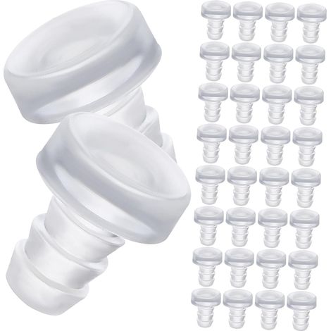 200 butées murales pour canapé, 5 mm, PVC, transparent, antichoc (1/5)