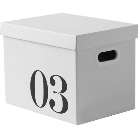 Boîte de rangement en carton grande capacité, boîte de rangement en papier ondulé pour déménagement, boîte à jouets pour dortoir n° 3 (1/5)