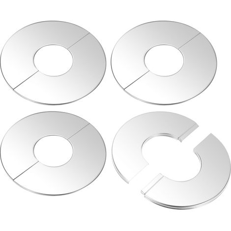 4-Pack Bride Murale Fendue 304 Plaque D'Écusson Rondes (1/5)