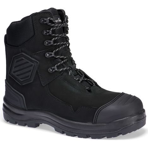 Composite Leather Shin Boot S3s Hro Fo Sc Hi Ci An Lg Sr - Taille 48 - Noir - Portwest
