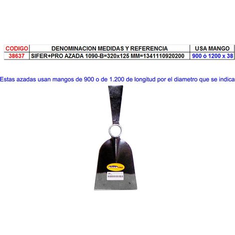 SIFER PRO HOE 1090 B320x125 MM1341110920200