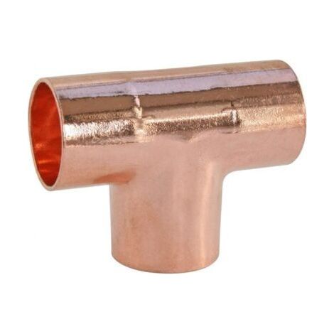 Copper solder fitting - Equal tee Ø12mm (10PCS) (1/3)