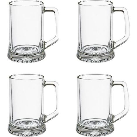 Lot de 4 chopes à bière 32cl