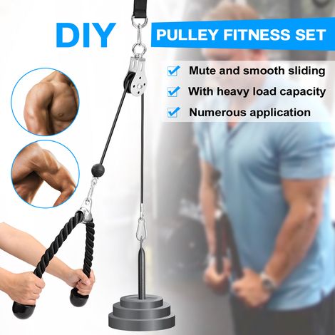Système de fixation de câble de poulie, goupille de chargement, bras de levage, Biceps Triceps Blaster, équipement d'entraînement de force des mains, bricolage (1/5)