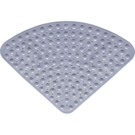 54x54cm,Sector Tapis de Douche d'angle en Caoutchouc, Tapis de Bain antidérapant Quadrant Tapis antibactérien avec ventouses pour Douche ou Baignoire