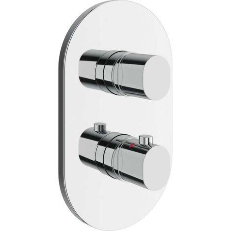 Ravak Chrome II - Unterputz-Thermostatarmatur für 2 Verbraucher, Chrom X070455 (1/4)