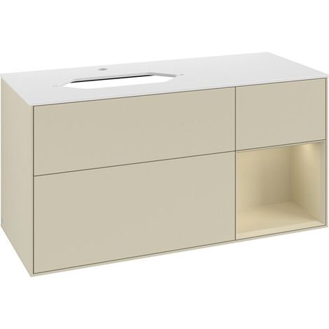 Villeroy & Boch F281HJHJ Meuble sous-lavabo Finion F28 (1/2)