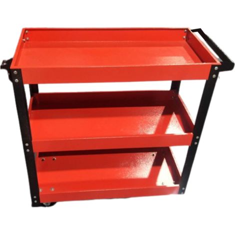 CARRELLO PORTAUTENSILI KOMBO 3 RIPIANI IN ACCIAIO: 83X35X76CM