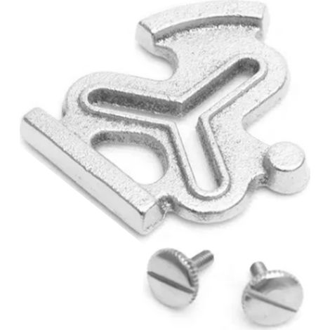 3-in-1 Nähführung mit Pflaumenblütenmuster, universeller Metallanschlag für Overlockmaschinen, Ersatzteilset (1/5)