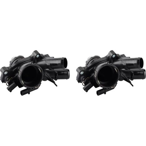 2 boîtiers de thermostat de liquide de refroidissement automobile A2712000315, référence 2712000115, pour moteur Mercedes-Benz M271 C250 SLK250 (1/5)