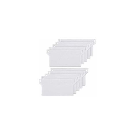 Plaque de poids pour store californien, 125mm, 10 pièces, lattes de poids verticales, Kit de réparation de rideau aveugle, blanc