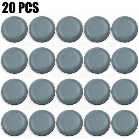 Lot de 20 tapis antidérapants pour meubles, tapis de déménagement auto-adhésifs pour pieds de table, tapis de protection pour sols, tapis anti-usure pour déménagement (lot de 20) (1/5)