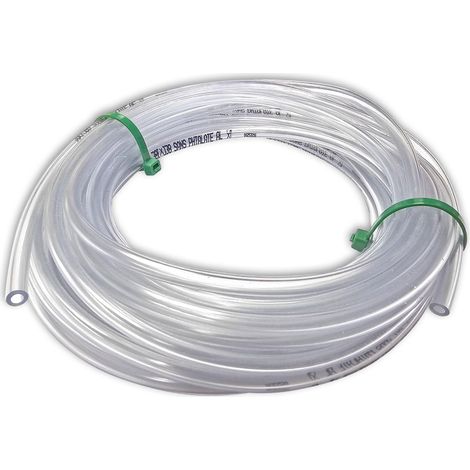 Tuyau souple cristal transparent pvc Ø 4 mm – Longueur 10 m – Diamètre extérieur 7 mm – Température d'utilisation -15 à 60°C – Alfaflex