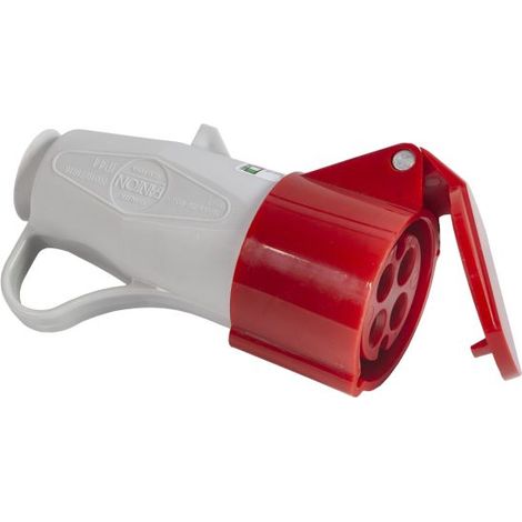 FANTON 71020 Prise mobile triphasée 3P+N+T 16A 380-415V 6h IP44 câblage à vis