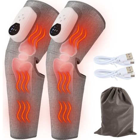 Massaggiatore per gambe, massaggiatore per gambe 3 modalità 3 intensità Massaggiatore per piedi e polpacci Compressione d'aria per circolazione Sollievo dal dolore Rilassamento muscolare