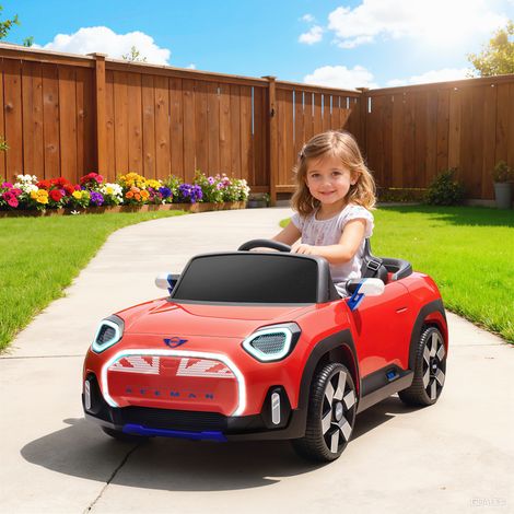 Coche Eléctrico para Niños de +3 Años MINI Concept Aceman con Bluetooth Mando a Distancia Motor Doble Rojo (1/5)