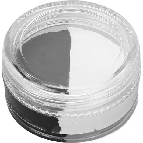 Peinture corporelle bicolore à base d'eau, eye-liner couleur crème, maquillage festif carnaval visage 9 (1/5)