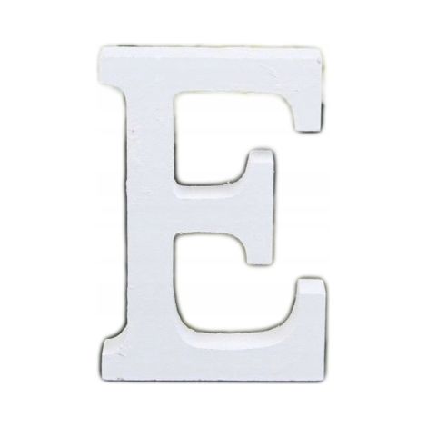 Holzbuchstabe "E", 16 cm, 1 Stück. (1/2)