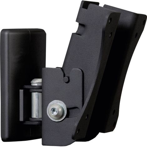 B-Tech BT 7518/PB Supporto a muro per monitor 1 Display: (s) 25,4 cm (10) - 71,1 cm (28) Nero Inclinabile, Girevole,
