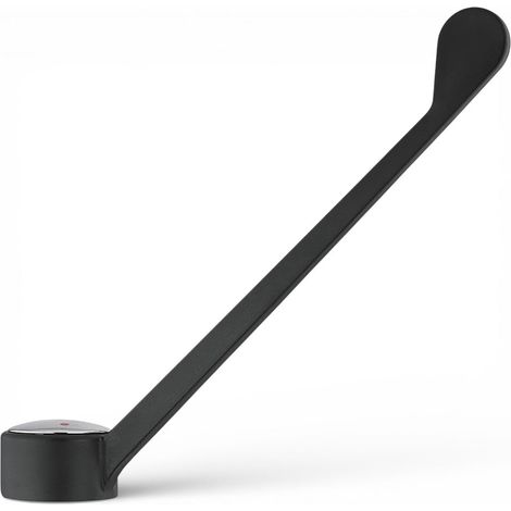 Leva clinica per miscelatori a monocomando 26 cm nera in nylon