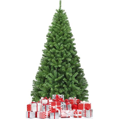 Albero di Natale 180cm con aghi in PVC di alta qualità non illuminato 1000 rami (1/5)