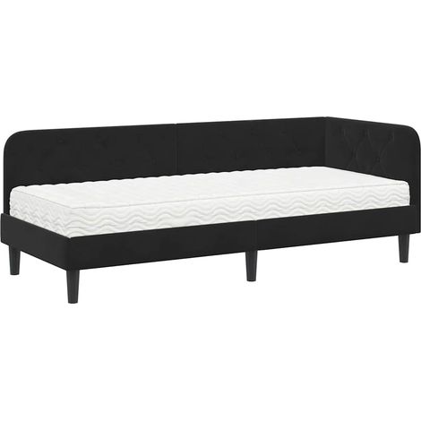 Maison Exclusive - Estructura de cama en esquina Negro 80 x 200 c