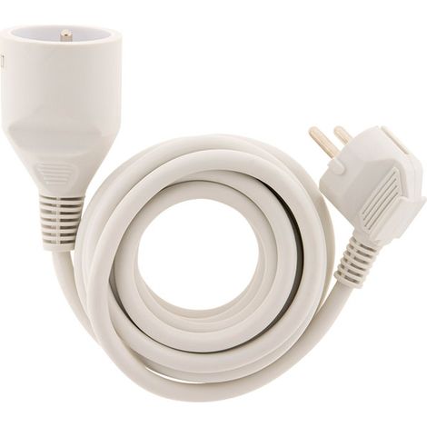 Prolongateur Ho5vvf 3g1.5 Blanc 5m - Zenitech