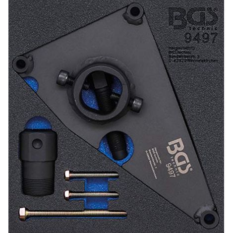 BGS Inserto carrello officina 1/6: Estrattore pignone catena pompa alta pressione per Hyundai / Kia - 9497